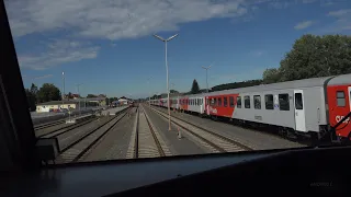 Führerstandsmitfahrt (Wr.Neustadt-Aspang-Graz-Semmering-Wien) 2/6 Friedberg - Fehring (6.Sep.2015)