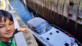 The Telemark Canal / Løveid Sluser Skotfoss / Løveid Canal Locks - Skien, Norway