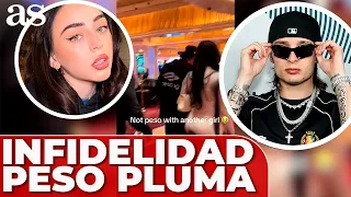 NICKI NICOLE se entera de la infidelidad de PESO PLUMA con este vídeo