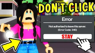 The SCARIEST ERRORS on ROBLOX BROOKHAVEN!