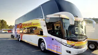 INTERCAPE: Touring the Mainliner. Marcopolo Paradiso 1800 New G7 DD powered by Volvo B430R