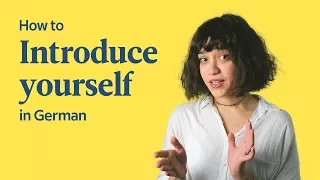 How To Introduce Yourself In German | German In 60 Seconds