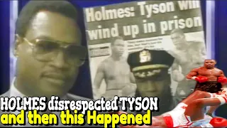 Mike Tyson vs Larry Holmes:Before & After Disrespecting Mike Tyson