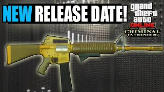 *REVEALED* Service Carbine M16 Weapon Release Date (GTA Online Criminal Enterprise DLC Update)