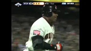 Joe Buck’s call on Barry Bonds’s 756 home run.