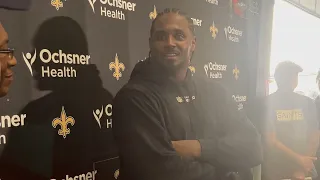 Cam Jordan Interview - Saints Training Camp, Day 1 (7/26/23)