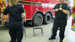 Wichita Fire Fighters Drop Everything During an Alarm