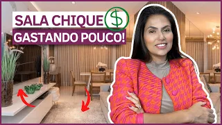 10 DICAS SIMPLES PARA TER UMA SALA CHIQUE • GASTANDO POUCO!