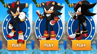 Shadow the Black Hedgehog All 3 Sonic Games Running Boom, Forces & Dash All Runners Unlocked