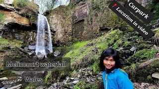 Melincourt waterfall near Brecon Beacons National park Wales UK