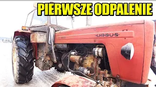 URSUS PIERWSZE ODPALENIE PO 10 LATACH STANIA W STODOLE