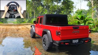 Jeep Gladiator Rubicon - OFFROAD | POV DRIVE Forza Horizon 5 | Logitech G29 Steering Wheel Gameplay
