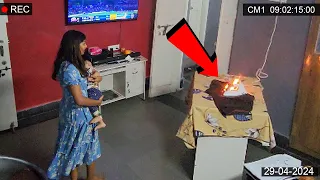 She Was Really Don't Care Anything😲| See What This Housewife Did While Watching TV, Iron the Clothes