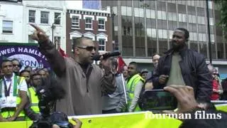 UK Apache & Ismael Lea South  - EDL Not Welcome in Tower Hamlets 07 09 13