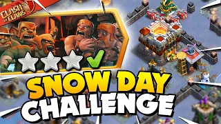 Easily 3 Star the Snow Day Challenge (Clash of Clans)