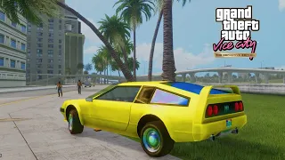 GTA Vice City (The Definitive Edition) - Driving Deluxo around the city