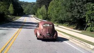 Aircooled Addicts 1957 oval Sadie out for a drive