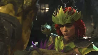 Injustice 2 - Swamp Thing Vs Poison Ivy - All Intro Dialogue/All Clash Quotes, Super Moves