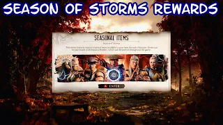 Season of Storms Shop Rewards - Skins and Gear - Mortal Kombat 1