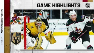 Coyotes @ Golden Knights 11/17 | NHL Highlights 2022