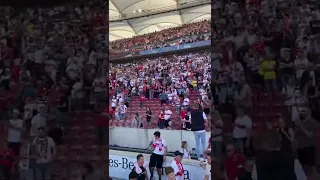 VfB Stuttgart - 1. FC Köln | Fans invade the whole pitch 🤍❤️