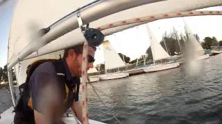 Dinghy capsize recovery