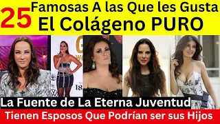 25 Famosas a las cuales, les encanta el colágeno puro