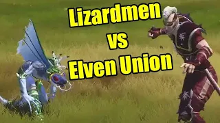 Lizardmen vs Elven Union (Week 6) Crendorian Blood Bowl Season 15