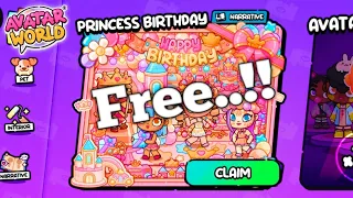 Free! Princess Birthday item in Avatar world | Pazu