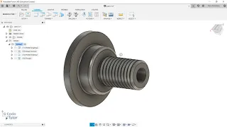 A lesson from the course Fusion 360 for CNC lathes