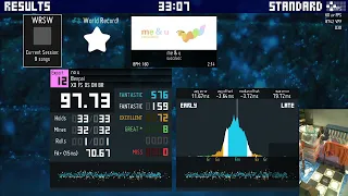Stepmania/ITG - me & u (12) 97.73% early (but not uncontested) former world record