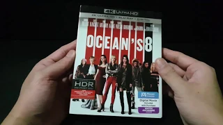 Ocean's 8 4K UHD Blu-ray Unboxing