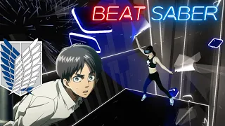 Anime Openings in BeatSaber - Shinzou wo Sasageyo - Attack on Titan OP2