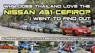 Why Does Thailand Love The Nissan A31 Cefiro? I Went To Find Out … Coffee, Burgers & Cefiros! EN/TH