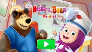 Masha and the Bear: Dentist | Scared Animals | iOS / Android Mobile Gameplay