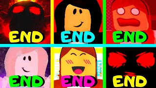 Roblox - All 6 Endings - Daycare 2 & 1!