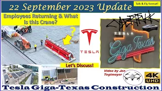 Entrance Finished! 4 Cybertrucks, 3 for Crash Testing! 22 September 2023 Giga Texas Update (07:35AM)