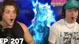 BORUSHIKI'S REVEAL!! || MOMOSHIKI TAKES OVER!!! || Boruto Episode 207 Reaction