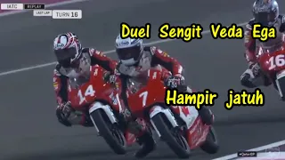 Duel sengit menegangkan Veda Ega | IATC RACE 1 QATAR 2023