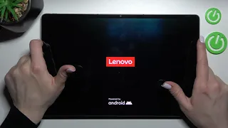 How to Switch On the LENOVO Tab P12 Pro Using Power Button // Powering On the Device