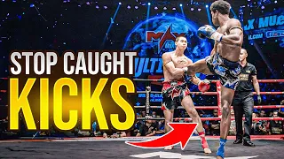 3 Counters for Caught Muay Thai Kicks!