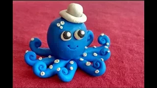 CLAY ART FOR KIDS/ TO MAKE OCTOPUS WITH CLAY