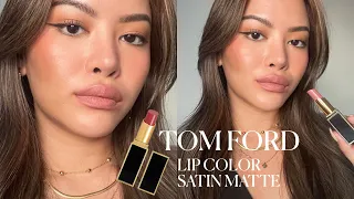 รีวิว + สวอช TOM FORD LIP COLOR SATIN MATTE 5 สีใหม่ แมท เนียน สวยสุดๆ (VVALENTINES)