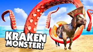 The KRAKEN Sea Monster Is My NEW Best Friend! - Goat Simulator 3