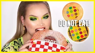 HAMBURGER Eyeshadow Palette?? WTF!! | NikkieTutorials