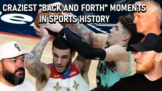 Craziest "Back and Forth" Moments in Sports History REACTION!! | OFFICE BLOKES REACT!!