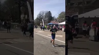 The Top of Heartbreak Hill- Boston Marathon 2022