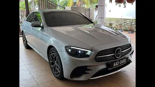 2022 Mercedes Benz E300 AMG Line Review