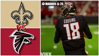 Saints vs Falcons Week 4 Simulation (Madden 25 Rosters)