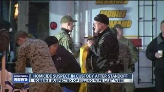 Jamestown murder suspect in police custody after all-night standoff